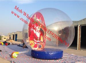 China inflatable santo clause christmas snow globe wholesale