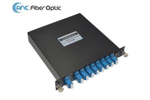 China Dual Fiber WDM MUX DEMUX 4 Channel 8 Channel With SCAPC LC FC Connector wholesale