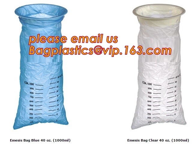 Disposable Portable Medical Emesis Bags, Disposal Waterproof Airsickness Vomit Emesis Bag, Pack Emesis Bag,