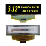3.12 Inch Industrial Grade OLED Display Module- 256x64 Pixels, 30-Pin with SPI,