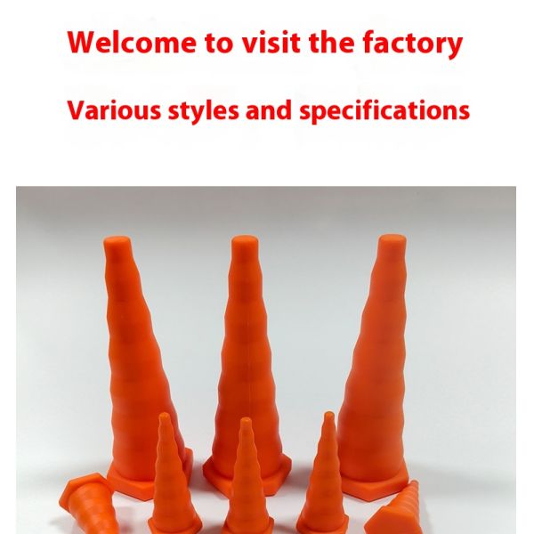 Custom silicone seal hole plug close-up view