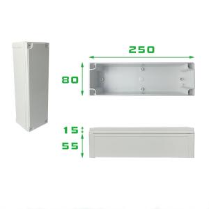 China TY-8011070 110 Size IP66 Junction Enclosure Box Waterproof Electrical ABS Plastic on sale