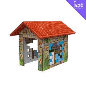 China Custom Design Toddler Soft Play Block House For Indoor Playground wholesale