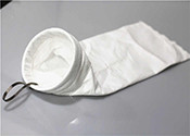 PE Mesh Liquid Filter Bag , 1 Micron Polyester Felt Filter Bag Calendar Finished