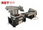 Plane Semi Automatic Silk Screen Printing Machine , Precision Semi Auto Screen