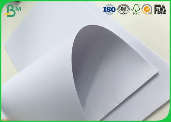 Quality 100% Virgin Pulp Glossy Coated Paper 53 Gsm / 55gsm For Magazine Instruction Manuals for sale