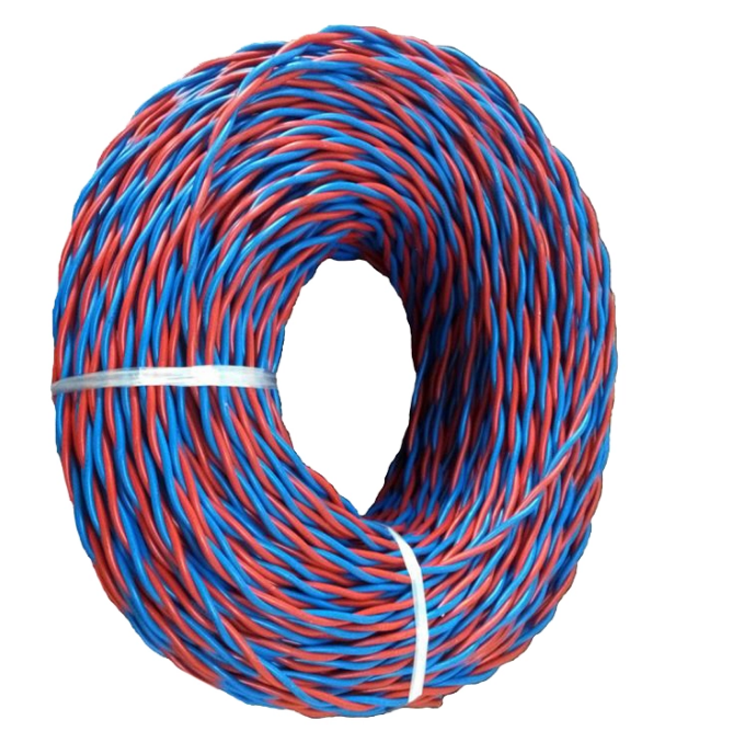 OFC Conductor RVS Twisted Power Cable Blue Red Interior Electric Cables