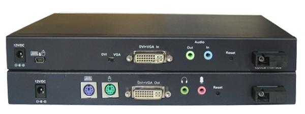 Quality KVM& DVI+VGA Extender over fiber( stop production) for sale