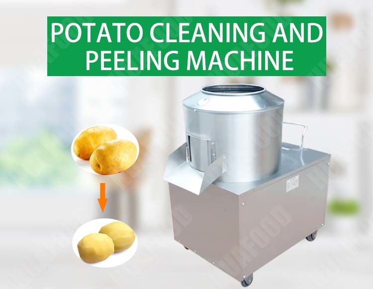 Spiral Potato Peeler 200kg/h Automatic Food Processing Machines