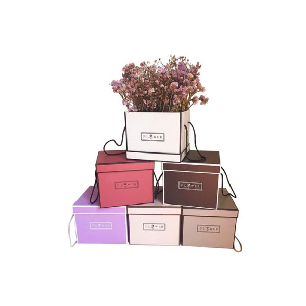 Recyclable Cardboard Flower Boxes , Cardboard Flower Gift Box Water Proof