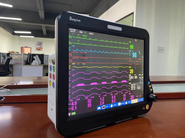 Quality 15 Inch TFT LCD Screen ICU Cardiac Monitor , SPO2 Multi Parameter Patient Monitor for sale