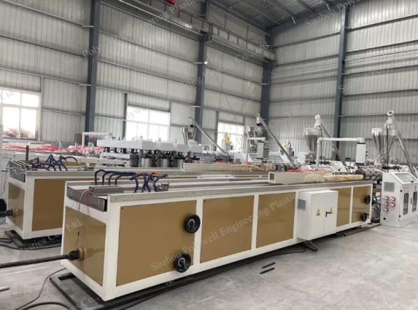 Quality PVC Frame Profile Extrusion Machine PE Plastic WPC Window Door Production Line for sale
