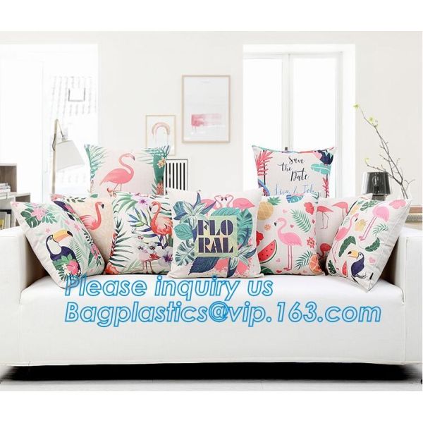 Latest design simple solid color pillow home decor cotton cushion cover,Cotton Embroidery Geometric Car Sofa Chair Bed T