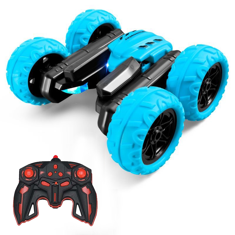 High Speed LED Lights RC Car Newest Double Sided Drift Stunt Car with Remote Control and Electric Power Source