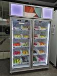 Remote Control Vegetable Smart Vending Fridge With Card Reader
