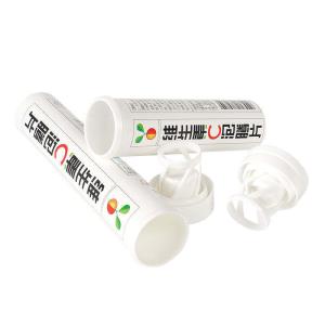 Desiccant Included In Effervescent Tablet Packaging Spiral Lid Design Made Of PE