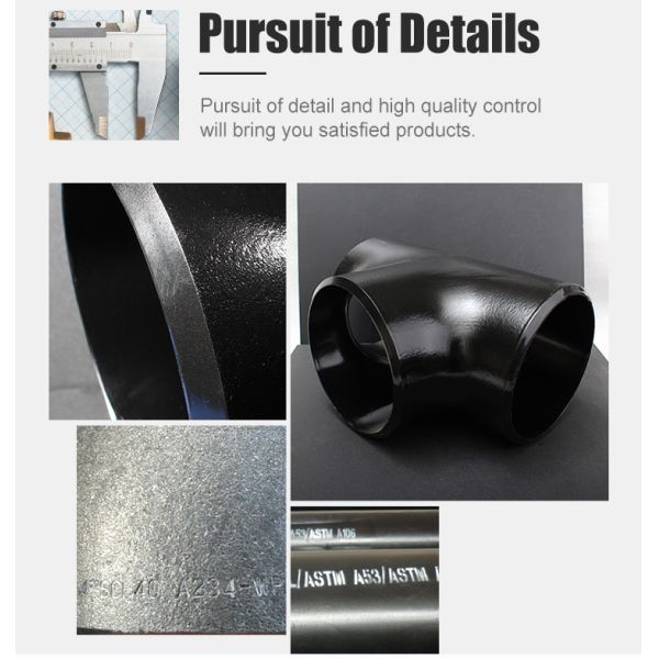 Equal Welded Pipe Fitting Tee Reducing Tee Inch 2 Inch 3 Sch STD