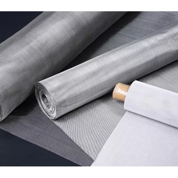 304 316 316l Stainless Steel Woven Wire Mesh 100-200 Screen Square Hole