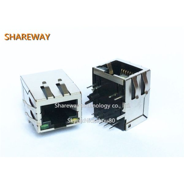 2250013-8 RJ45 Connector With Integrated Transformer For HUB,PC card, Switch, Route, PC Mainboard, SDH, PDH, IP Phone