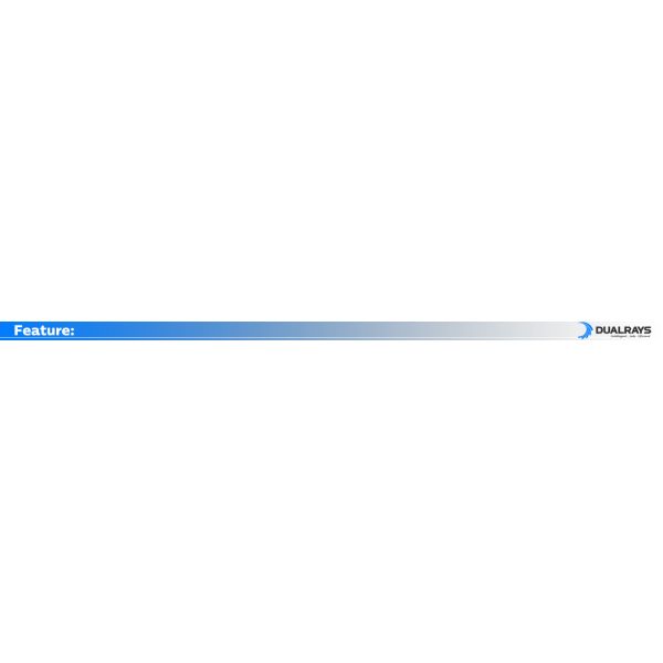 DUALRAYS D5 LED Moisture-proof Light with DIP Switchable Power/3CCT 160LPW Efficiency