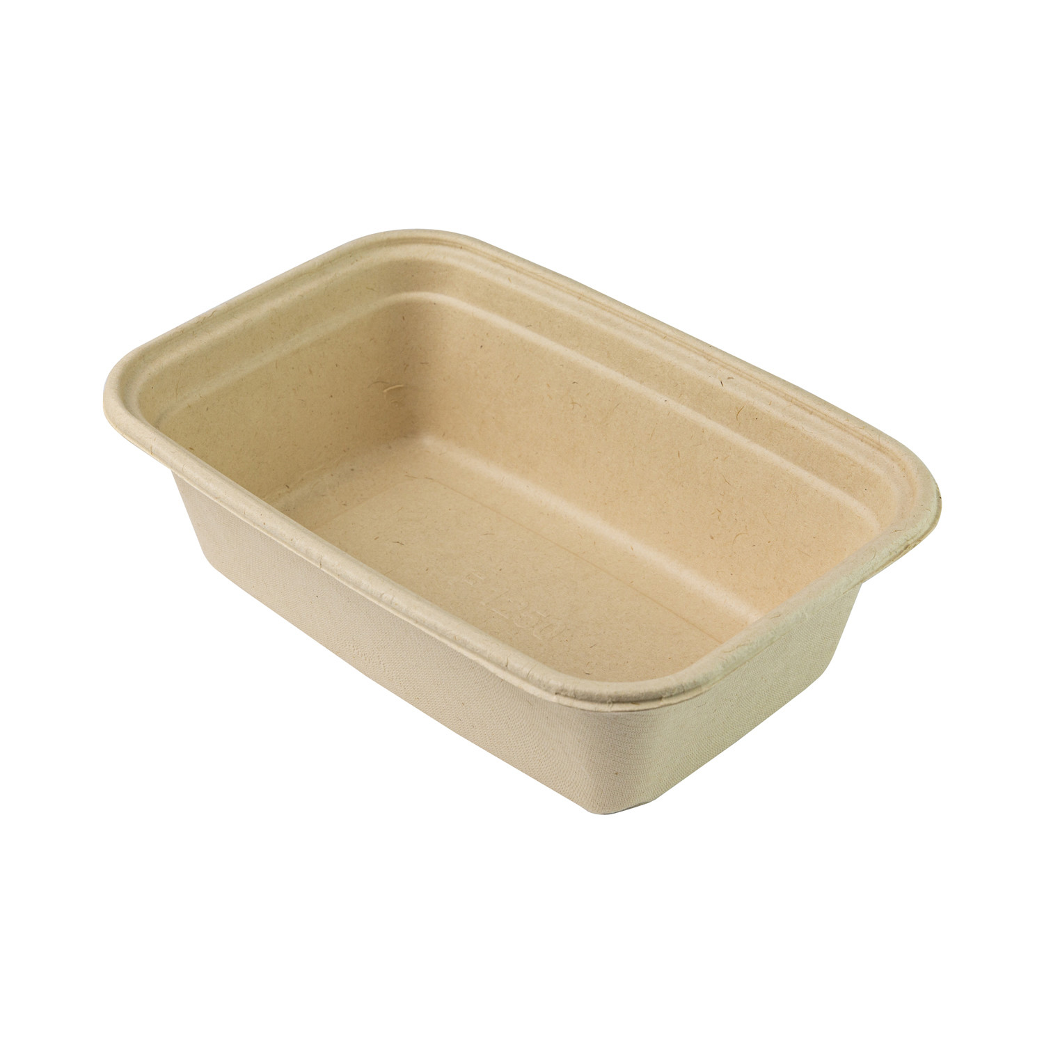 Biodegradable Paper Pulp Lunch Container, Sugarcane Bagasse Food Container, Disposable Tableware