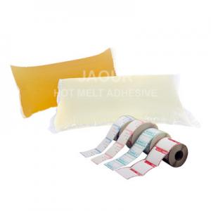 China synthetic rubber based hot melt adhesive pressure sensitive adhesive for deep frozen thermal paper labels wholesale