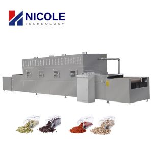 China Continuous Tunnel Commercial Sterilization Equipment Microwave For Condiments wholesale