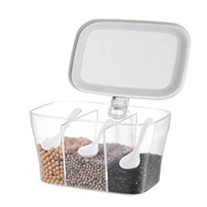 China Customized Kitchen Spice Storage Containers Acrylic Seasoning Box on sale