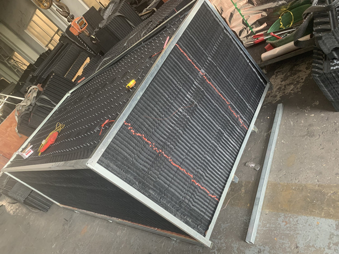 Induced Draft Cooling Tower Fill Material Cooling Tower Fill Pack Counter Flow 610mm 10