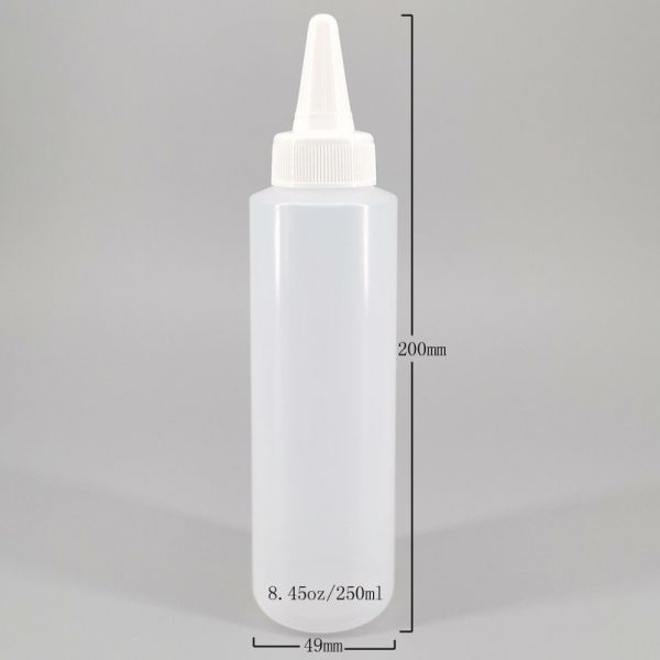 Sharp Mouth 8.45oz 250ml Flip Top Cap Chemical Packaging
