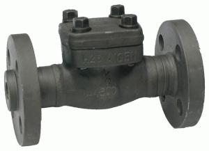 China 2'' Two Piece Forged Steel Valves Flange Lift Type Check Valve Class 1500 wholesale