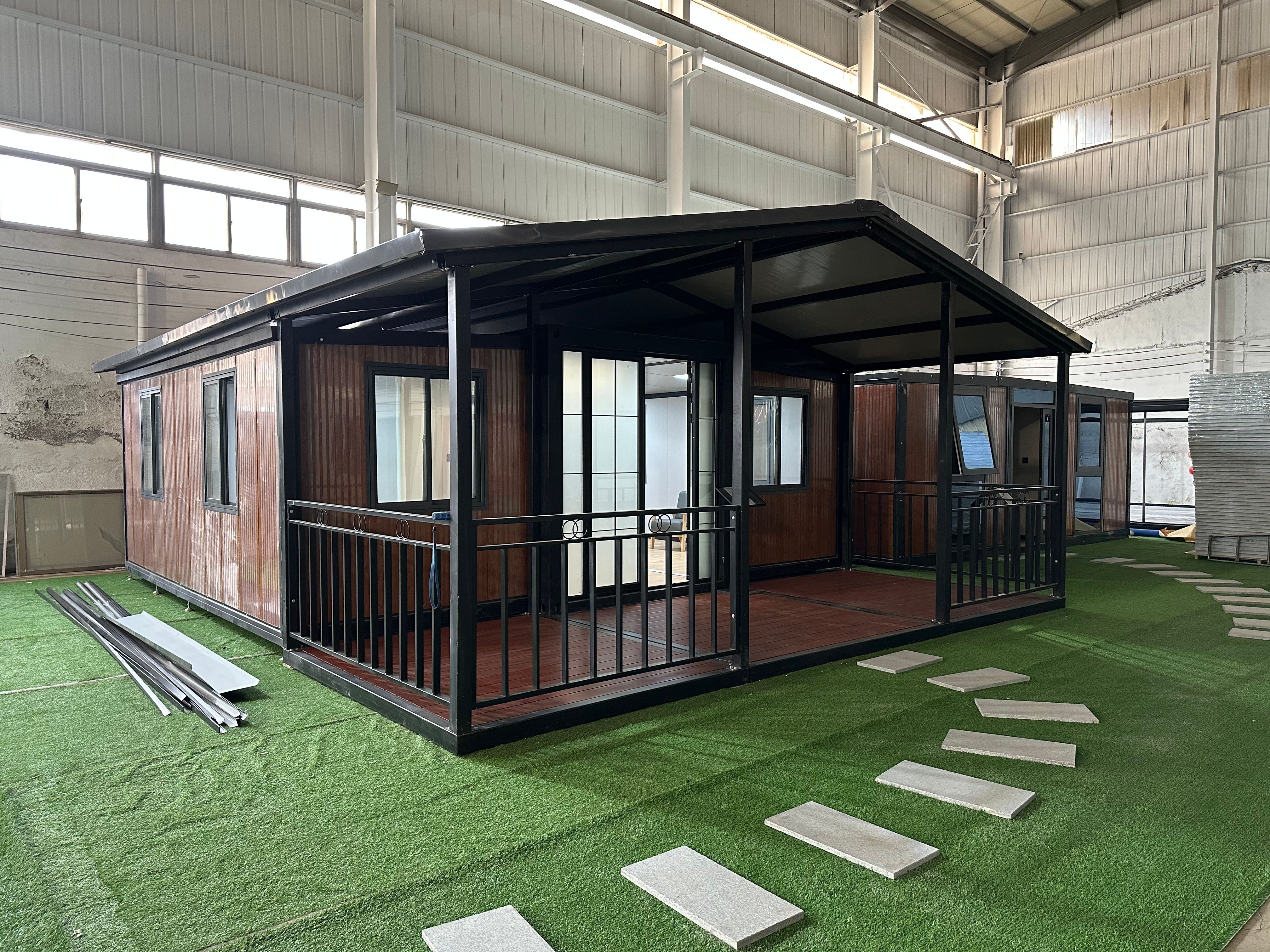 Multi-function Foldable Tiny Home House for Mobile Living Container House and 2 Bedroom Portable Modular House