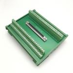 SCSI 100 Pin Connector DIN Rail Mounting Type Terminal Blocks Module