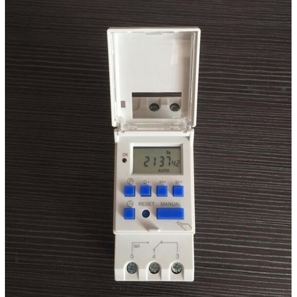 High quality DHC15 Weekly Programmable Digital Electronic Timer AHC15T 50Hz 24 Hour Digital Time Switch Din Rail Timer Switch