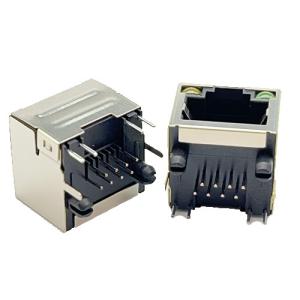 China 8P8C PoE+ Lan RJ45 Jack Tab Vertical For IoT Applications 74984104401 wholesale
