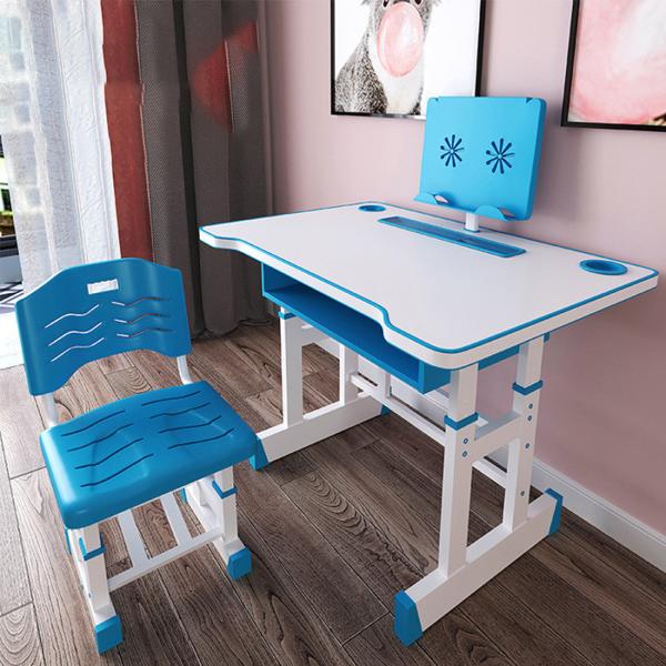 Quality Children'S Multi-Functional Ergonomic Height Adjustable Desk Chair Set Grey for sale