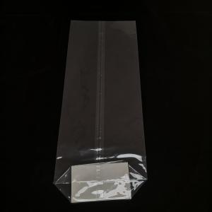 Poly Opp Cross Block Square Bottom Plastic Bags Resealable Food Packaging Bags