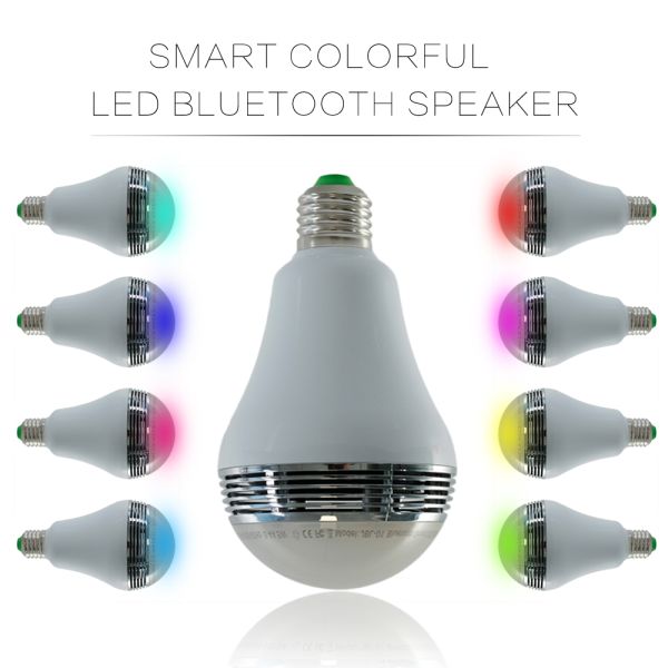 Multicolored Bluetooth Music Light Bulb Clear And Big Sound Energy Efficient