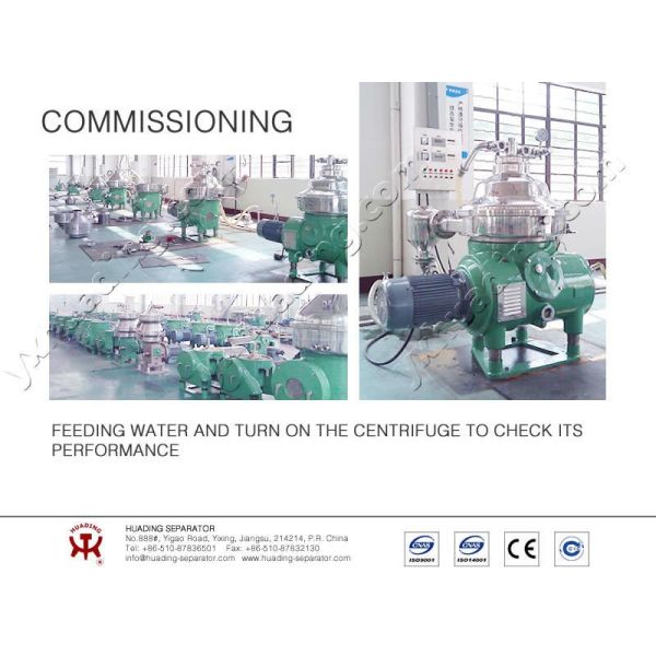 Anti-Corrosion Scroll Discharge Disc Oil Separator Centrifuge For Cellulose Sludge Dewatering Low Moisture Cake Anti-Fiber Tangling Continuous