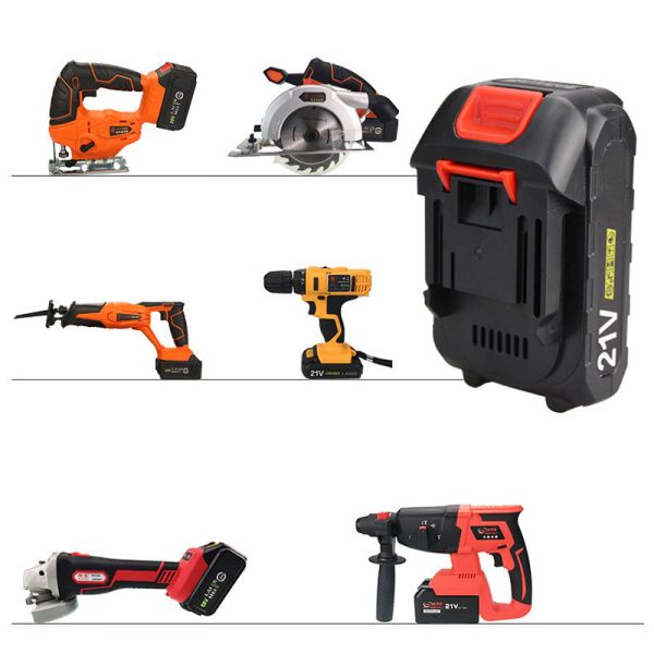 ODM 21 Volt Lithium Battery , Power Drill Lithium Battery 334g Weight