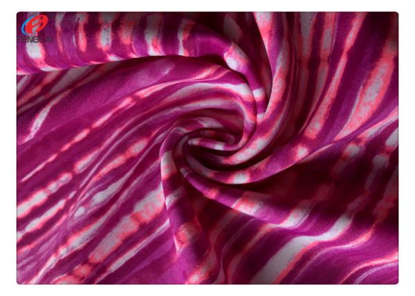 Quality Print 80% Nylon Spandex Knit Fabric Warp Knit For Swimwear Bikini Bra for sale