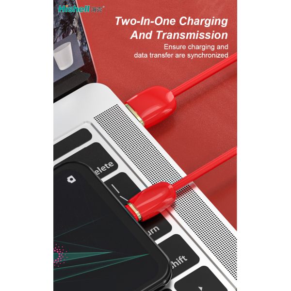 Hishell Antiwear Cell Phone Charger Wire , Multicolor Mobile Data Transfer Cable