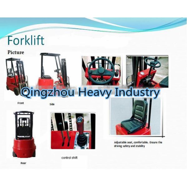 3.0 ton small garden tractor forklift with electric forklift motor