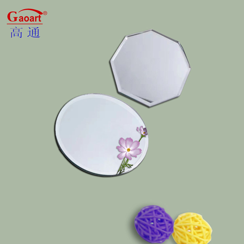 Modern Style Wall Mirror Frameless Full Length for Bathroom Two-Way Square Home Decor