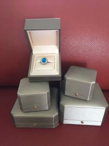 China Personalised Bracelet Jewelry Plastic Box / Diamond Leather Jewelry Case wholesale