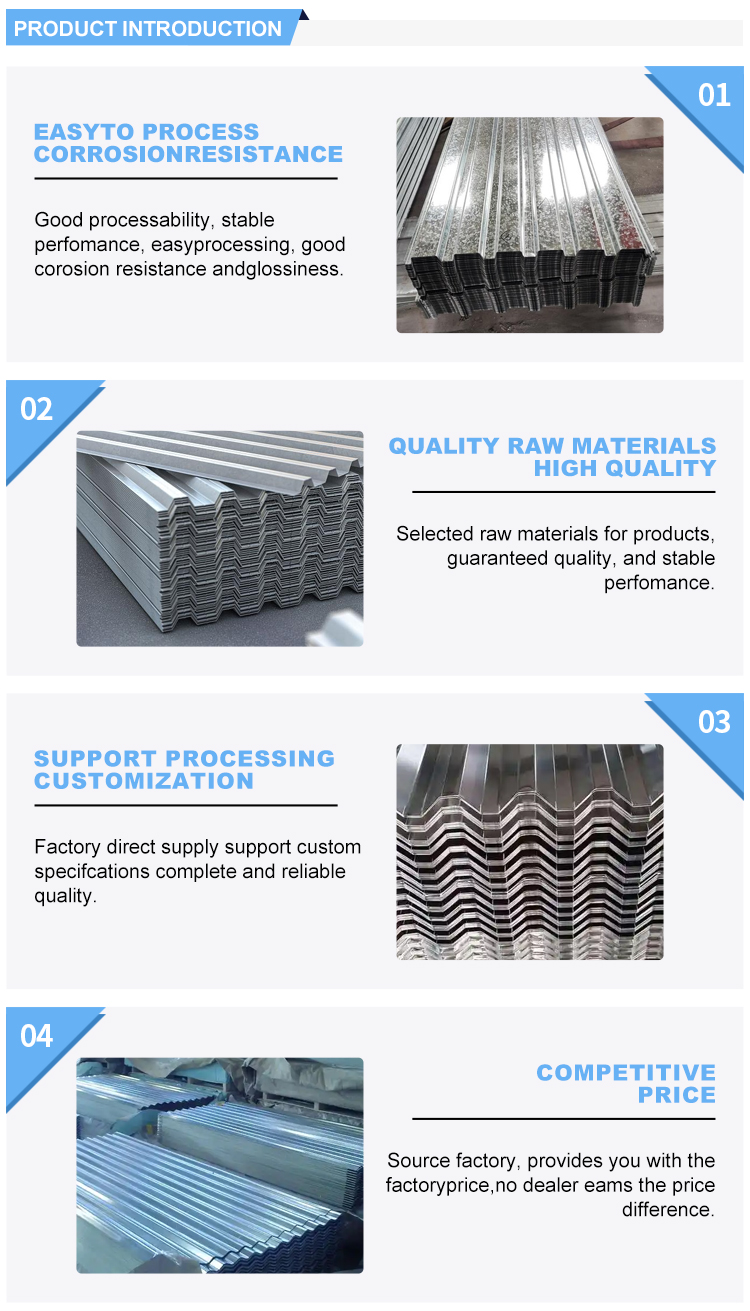 Strict Testing Assurance Metal Roofing Steel Sheet Galvanized Color Coated SNI Certificate Welding Processing Service