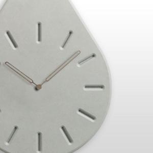 China Teardrop Black 5mm Mdf Wall Clock Home Decoration Silent Wall Clock wholesale