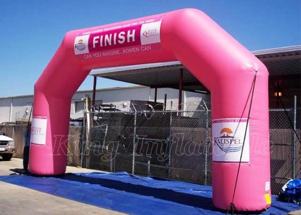 Quality Advertising Air Tight Sealed Race Running Start Finish Line Inflatable Air Arch Archway for sale