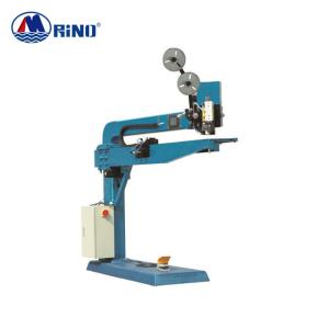 China Manual Carton Box Stitching Machine 0.48t With Fixed Stitching Ability wholesale