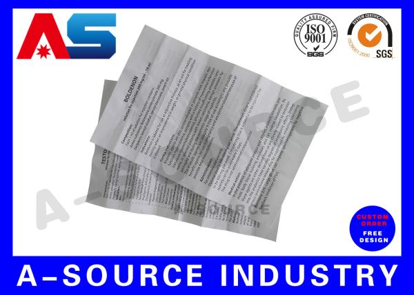 Quality Brochure Custom Leaflet Printing Folded Flyer Leaflet Printing For Bodybuilding Acetate 100mg Description for sale
